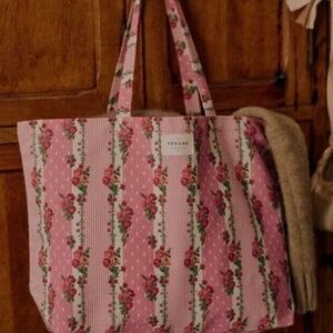 Sézane Floral Print Tote Bag - Brand New